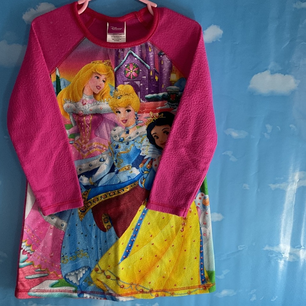 Disney Princess Pink and Yellow Nightgown
